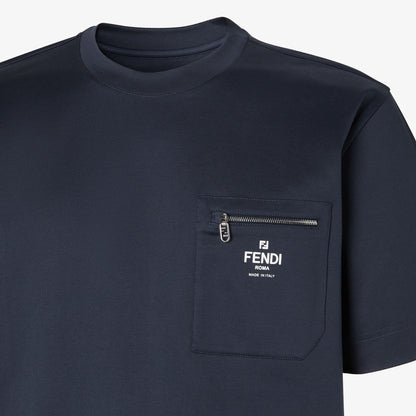 FENDI
logo-print cotton T-shirt