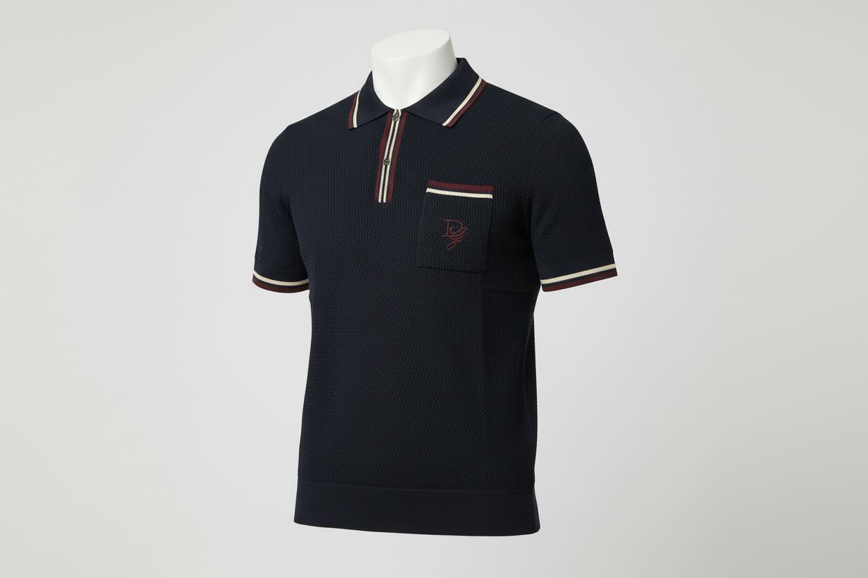Dolce & Gabbana
DG-embroidered cotton polo shirt