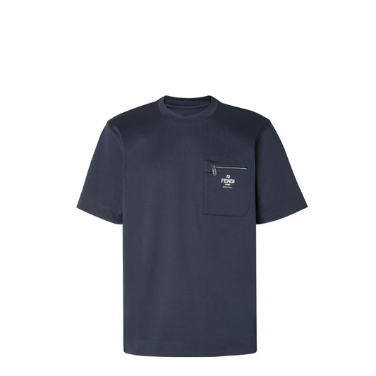 FENDI
logo-print cotton T-shirt