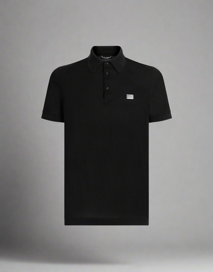 Dolce & Gabbana   
Cotton polo-shirt with logo tag
