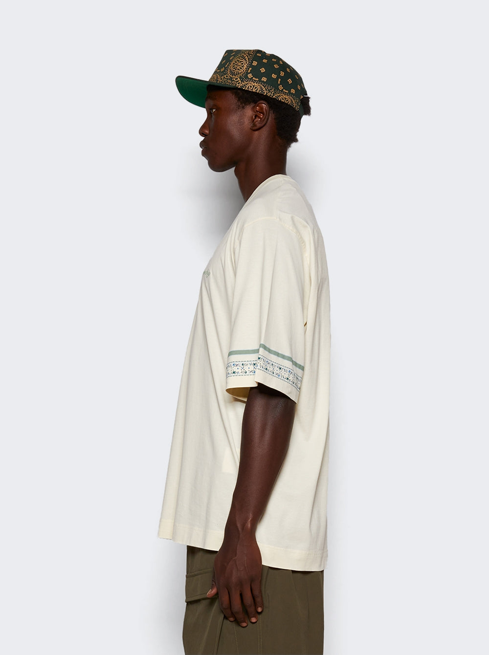 Givenchy Flower Sleeve T-Shirt 'Ivory'