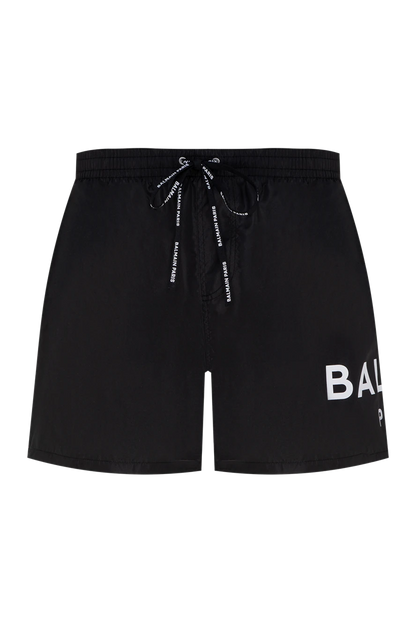 BALMAIN

Men's black polyester shorts