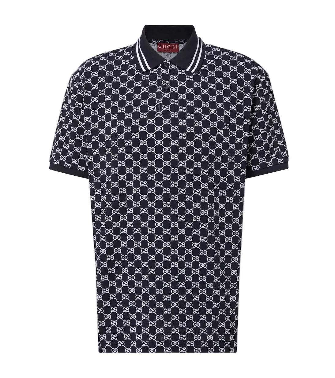 Gucci
GG cotton piquet jacquard polo shirt
