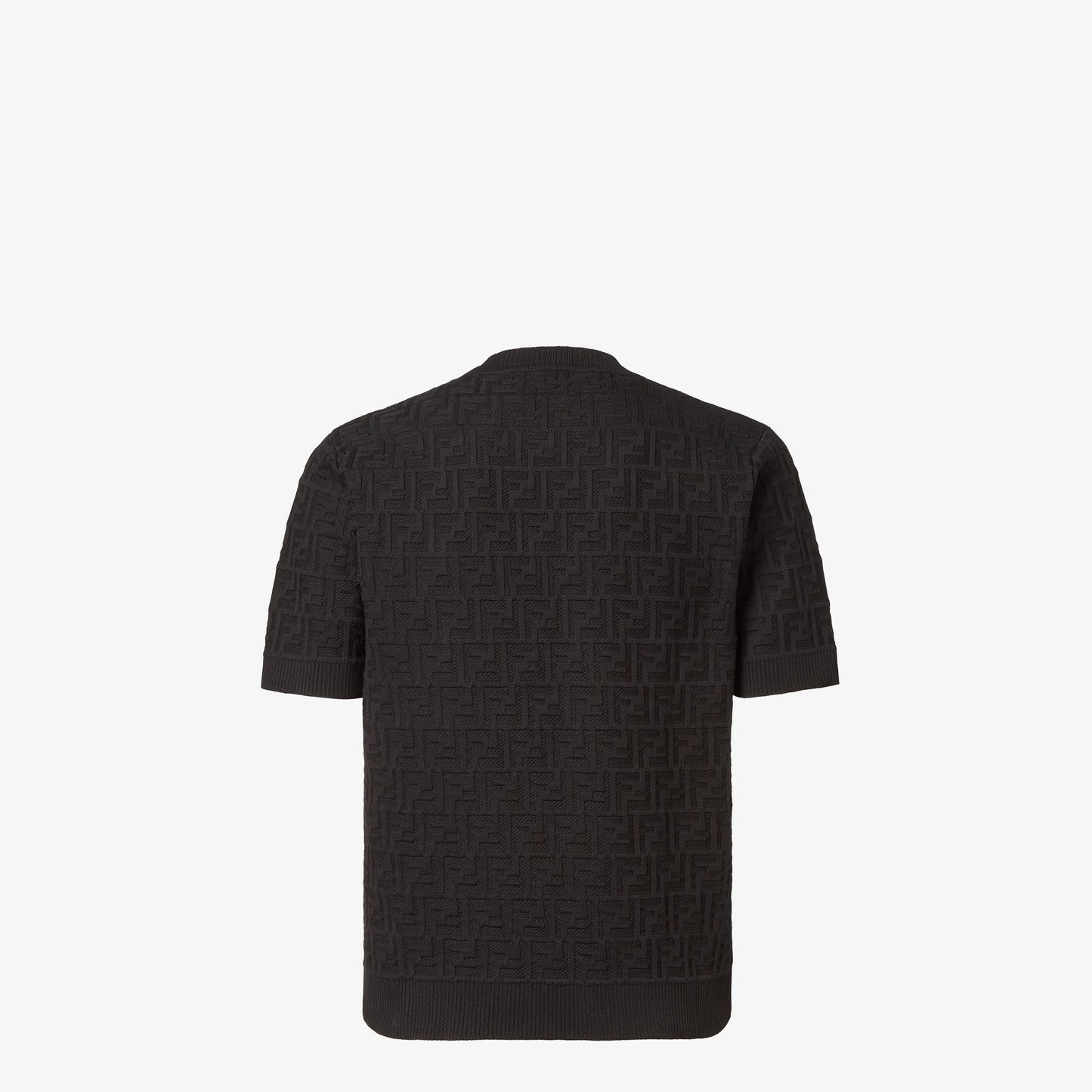 FENDI Sweater Black FF cotton pullover