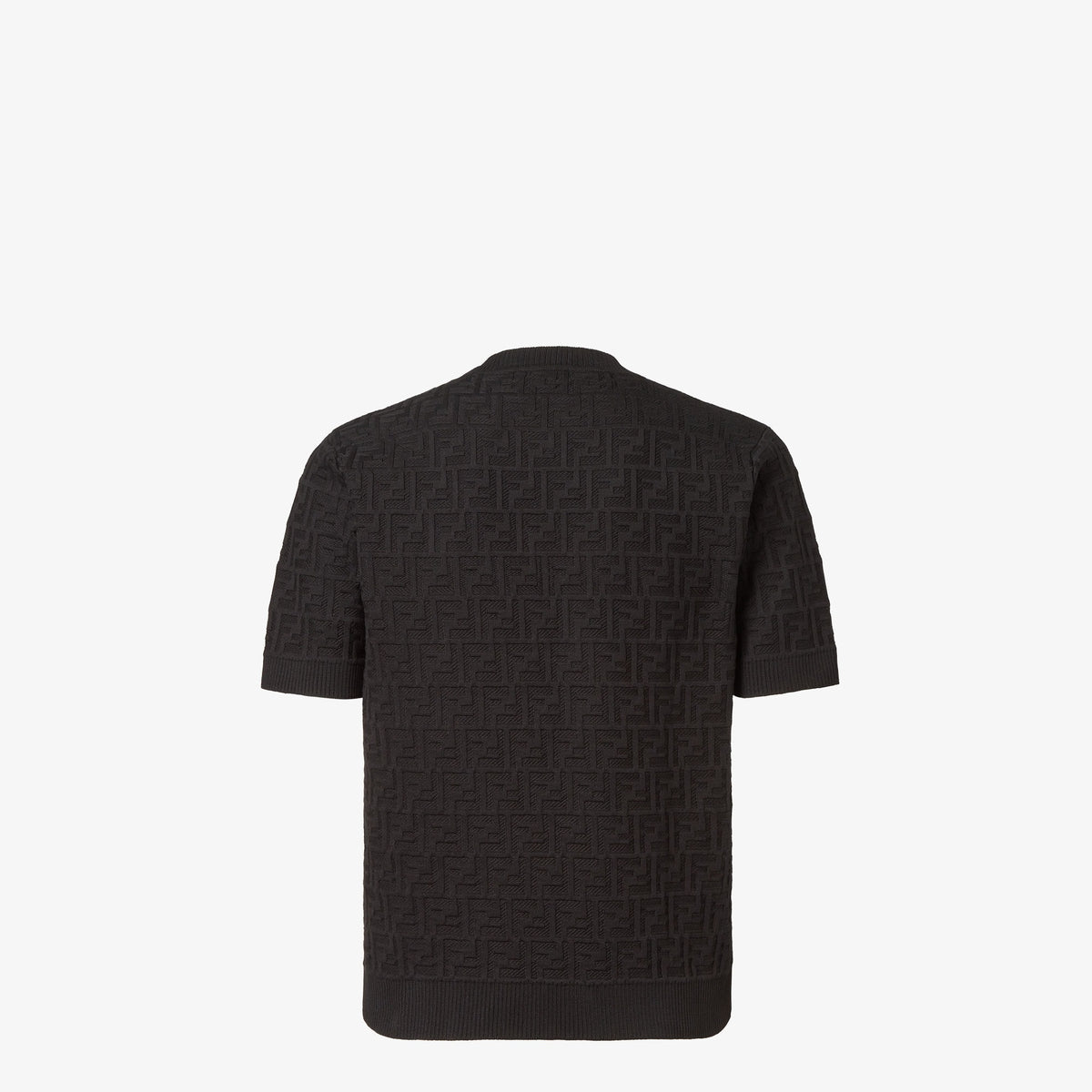FENDI Sweater Black FF cotton pullover