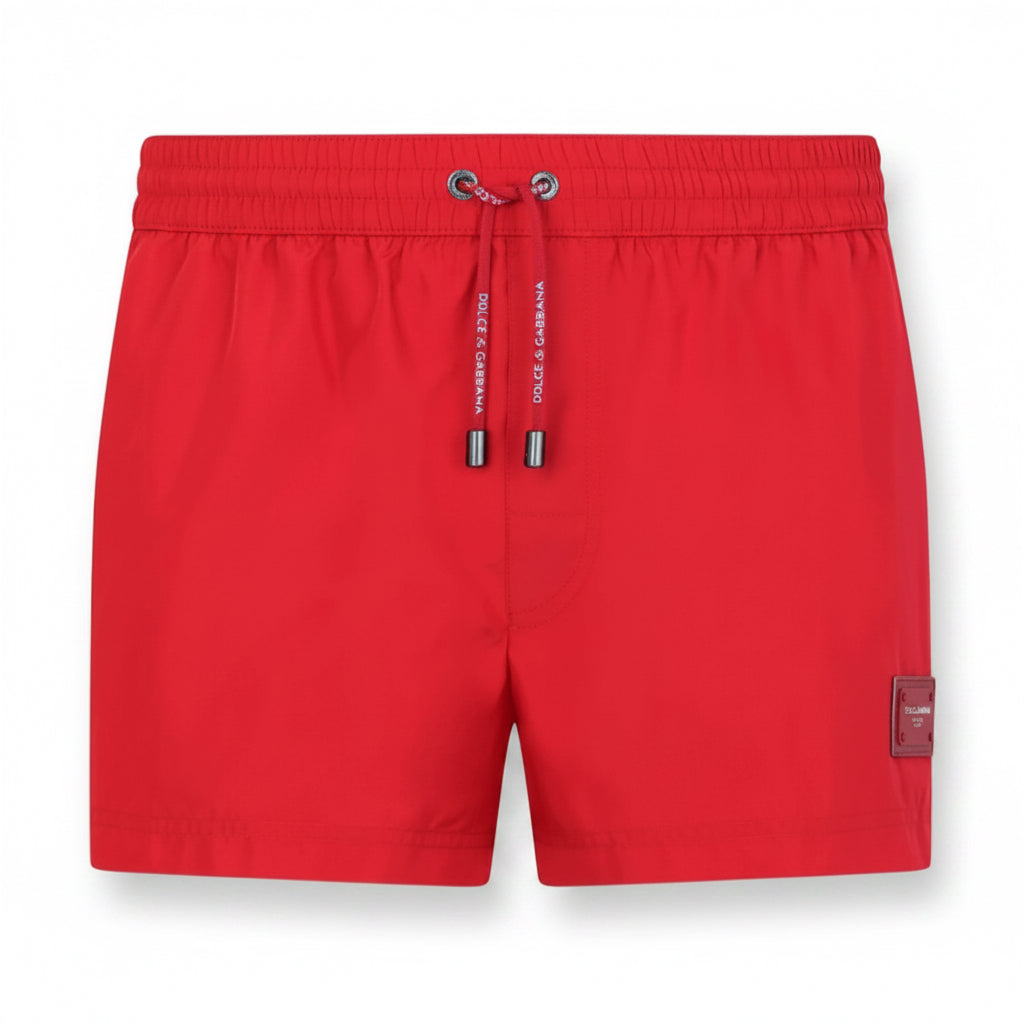 Dolce & Gabbana logo-tag swim shorts