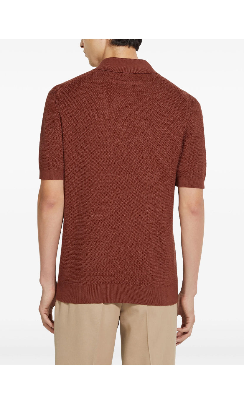Zegna
cotton polo shirt