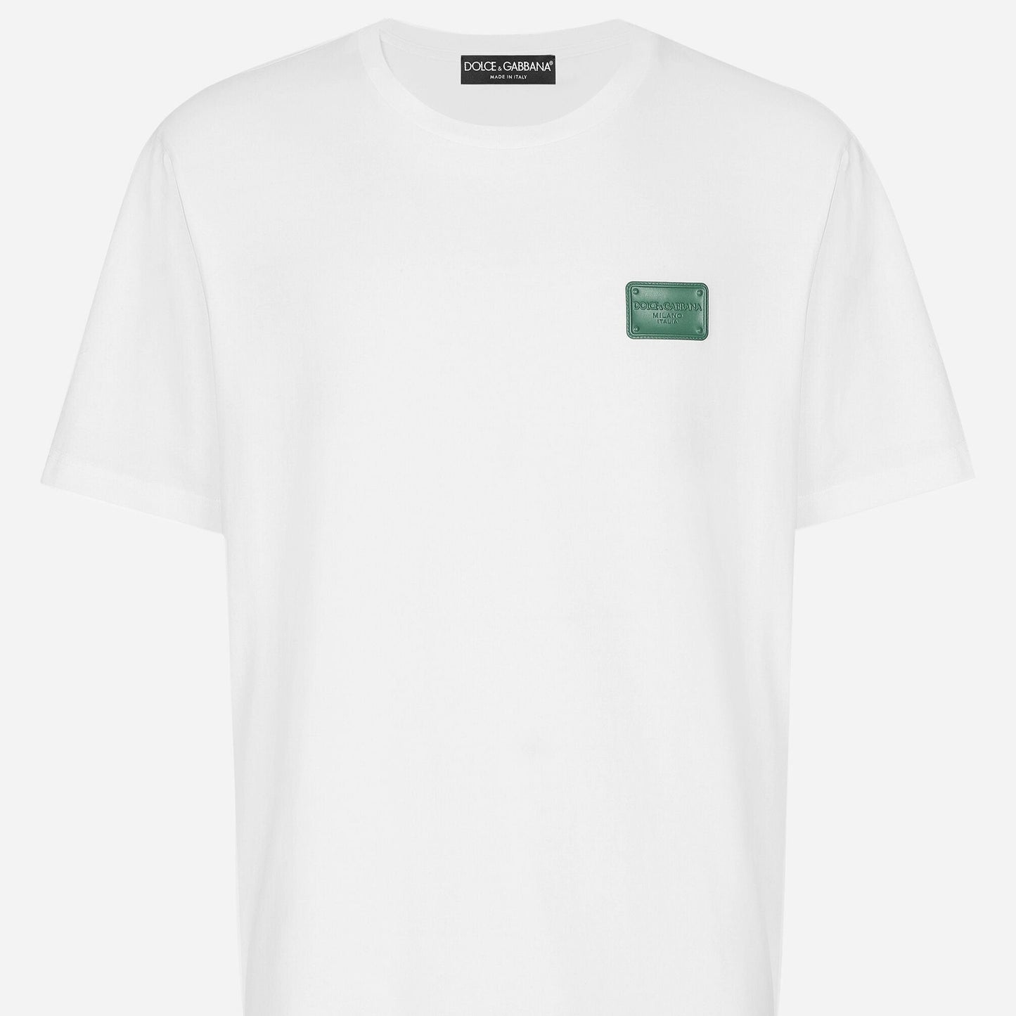 Dolce & Gabbana                        Cotton T-shirt with branded tag