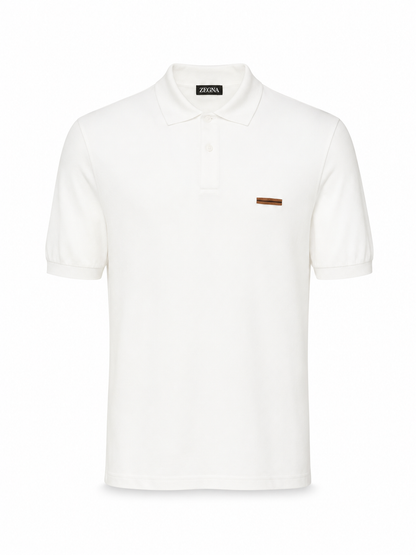 Zegna
piqué cotton polo shirt