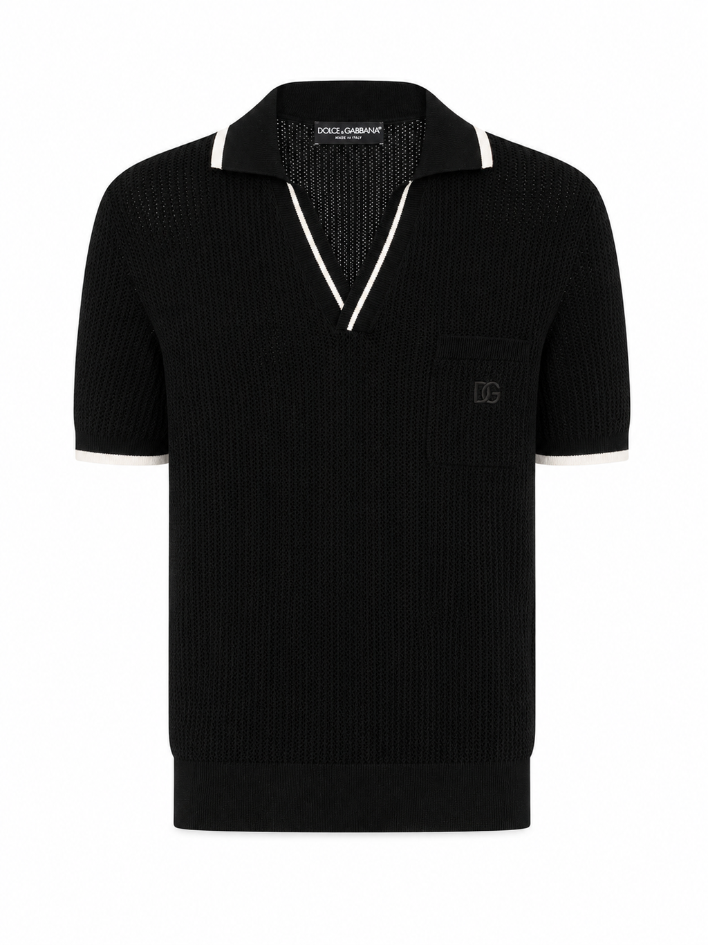 Dolce & Gabbana
DG-embroidered cotton polo shirt
