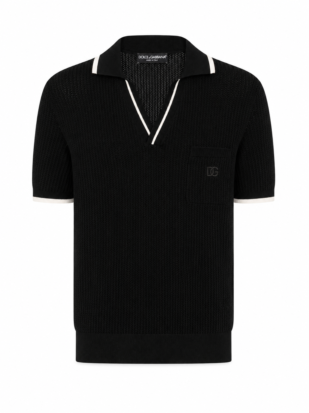 Dolce & Gabbana
DG-embroidered cotton polo shirt