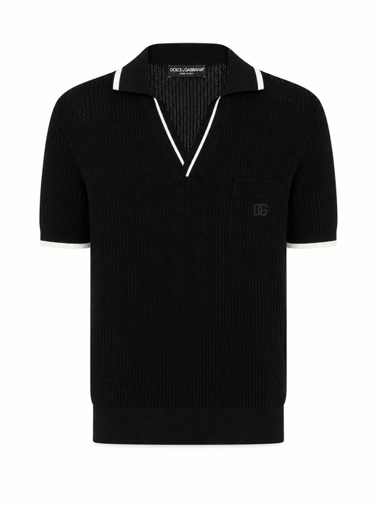 Dolce & Gabbana
DG-embroidered cotton polo shirt