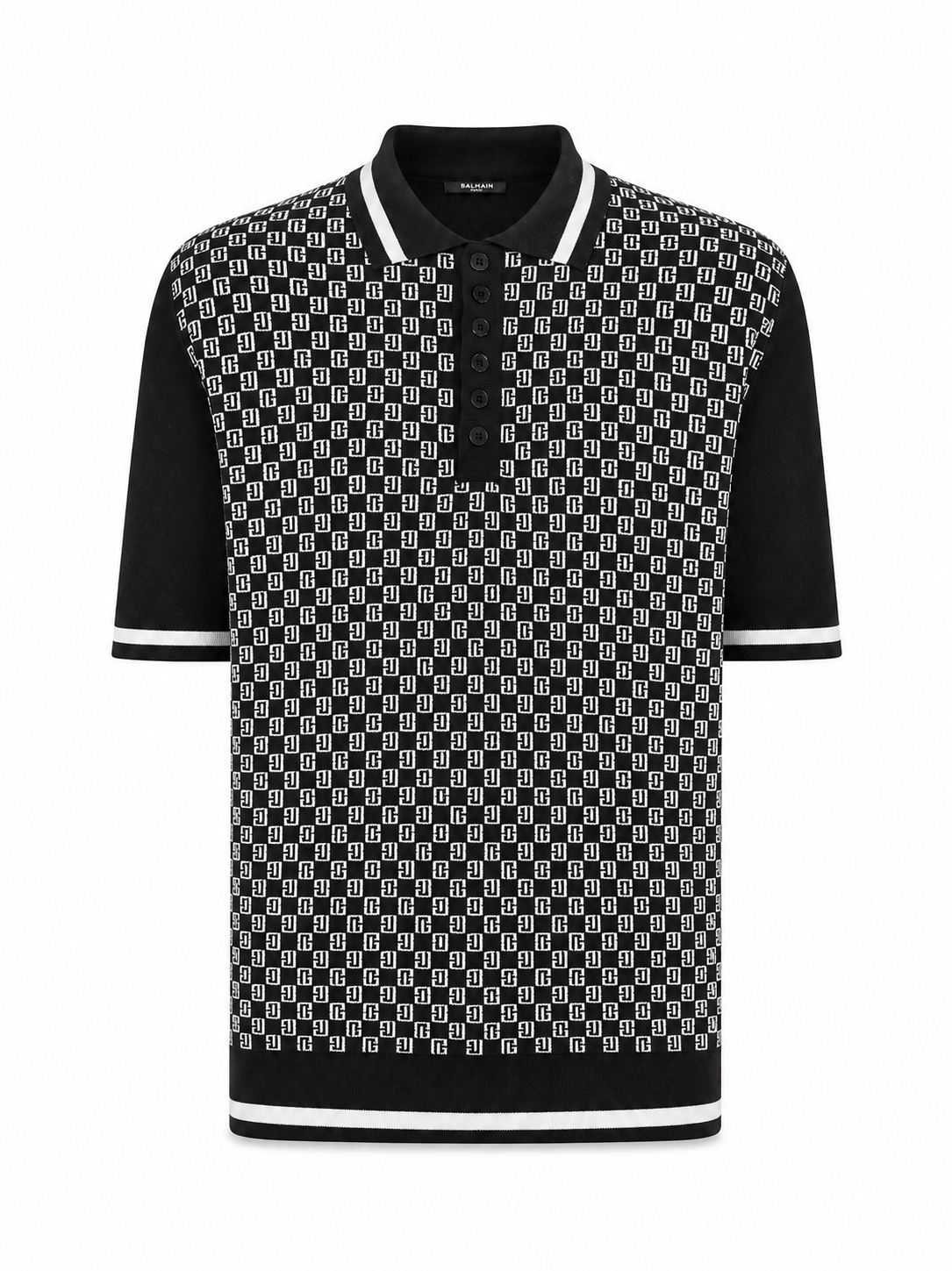 BALMAIN
Mini Monogram Polo Shirt