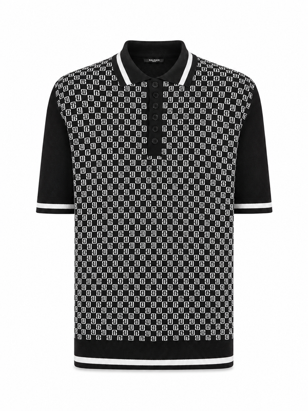 BALMAIN
Mini Monogram Polo Shirt