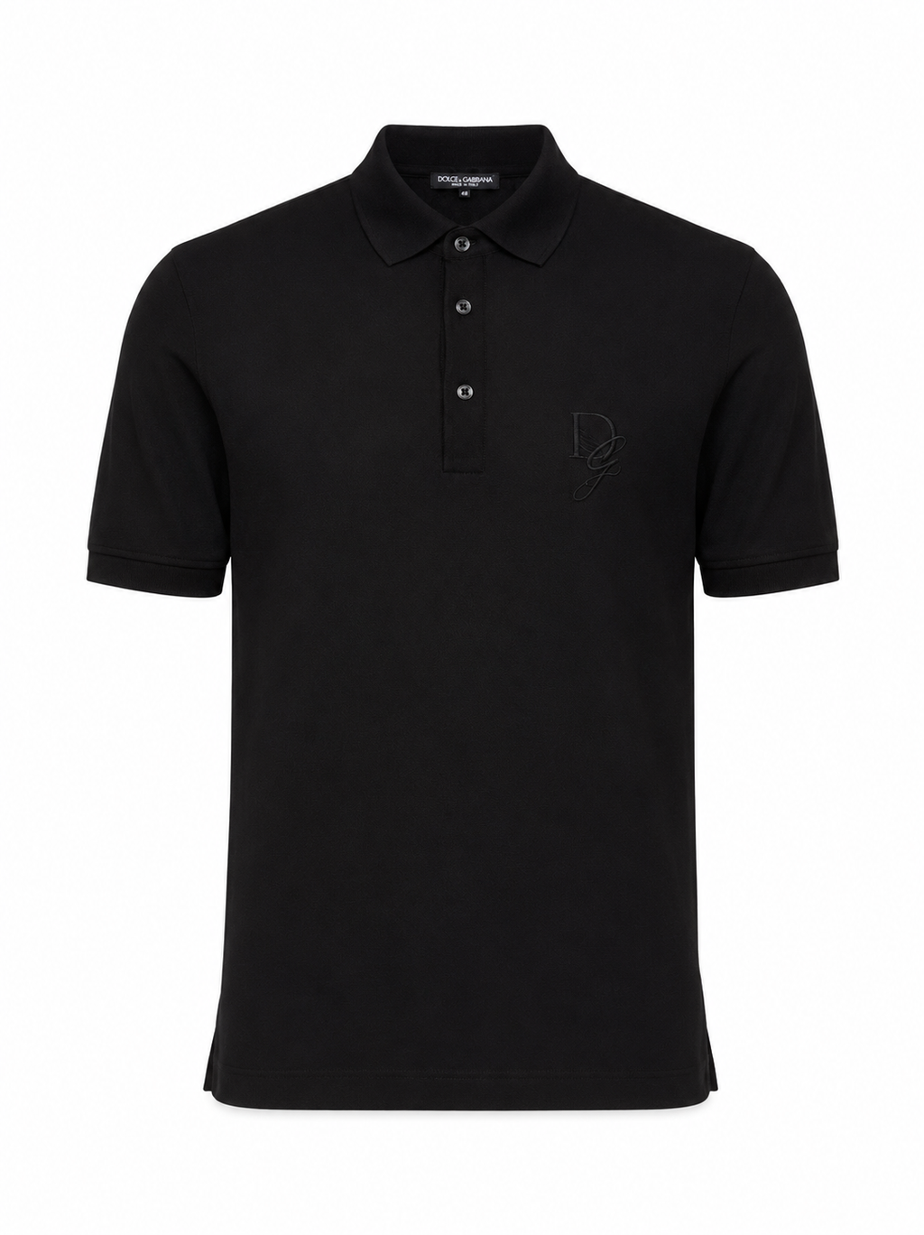 DOLCE & GABBANA Embroidered Logo Cotton Polo