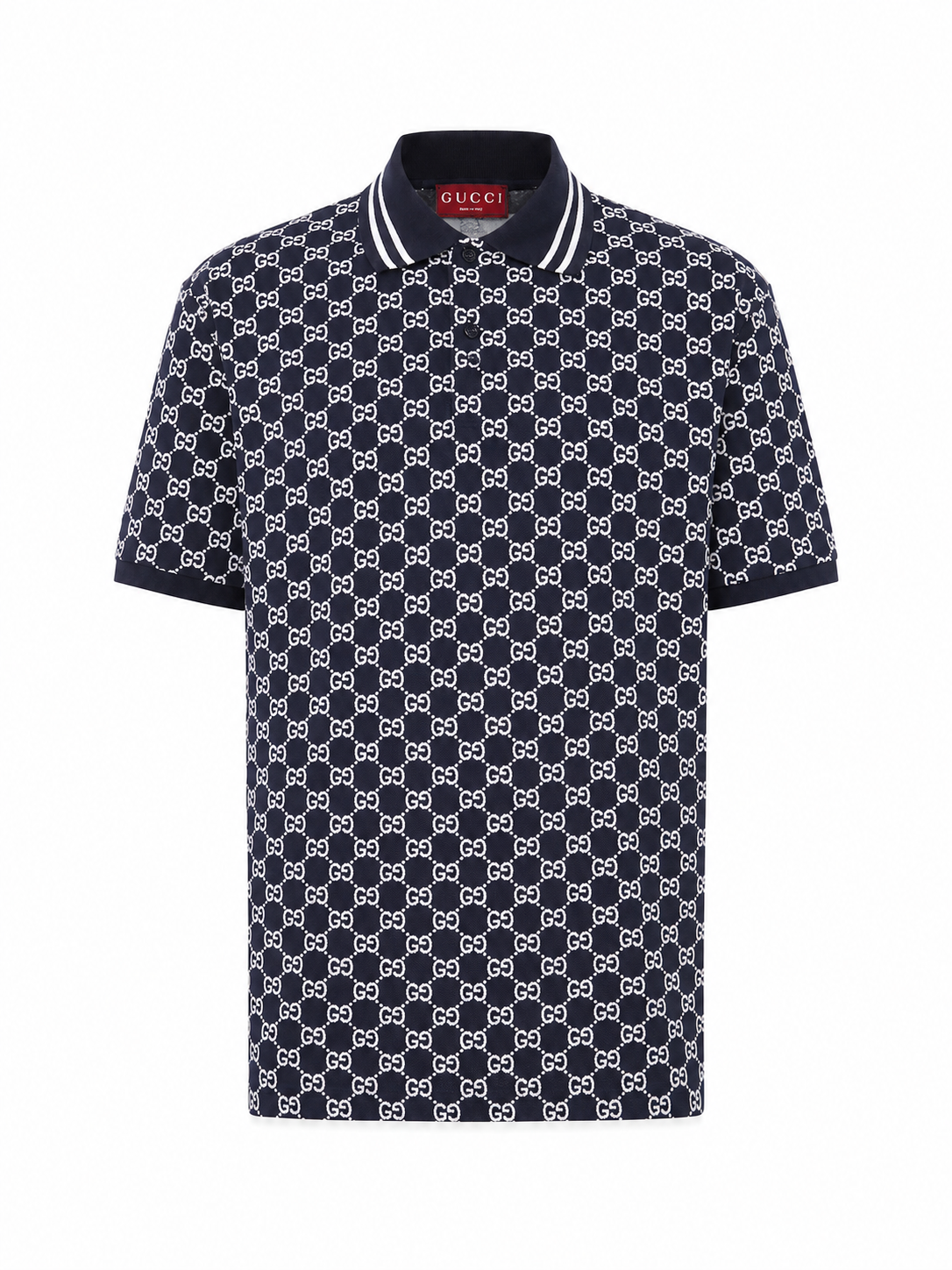 Gucci
GG cotton piquet jacquard polo shirt