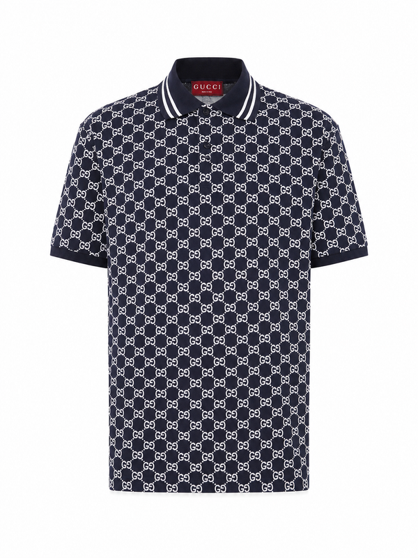 Gucci
GG cotton piquet jacquard polo shirt
