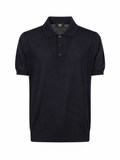 Fendi Blue Wool Polo Shirt