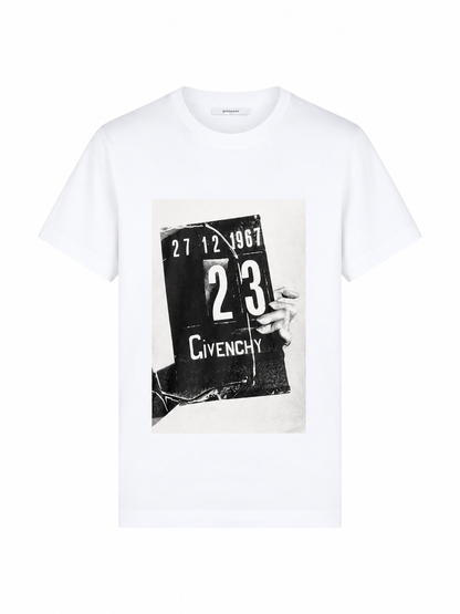 T-shirt in cotton with GIVENCHY Clapperboard print