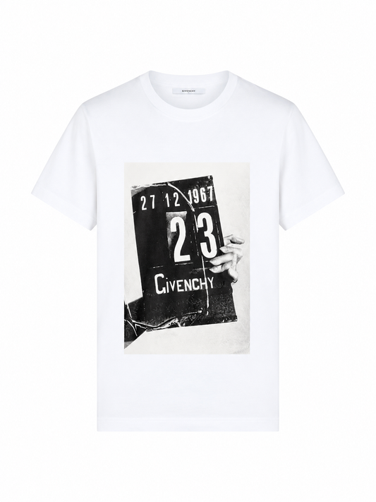 T-shirt in cotton with GIVENCHY Clapperboard print