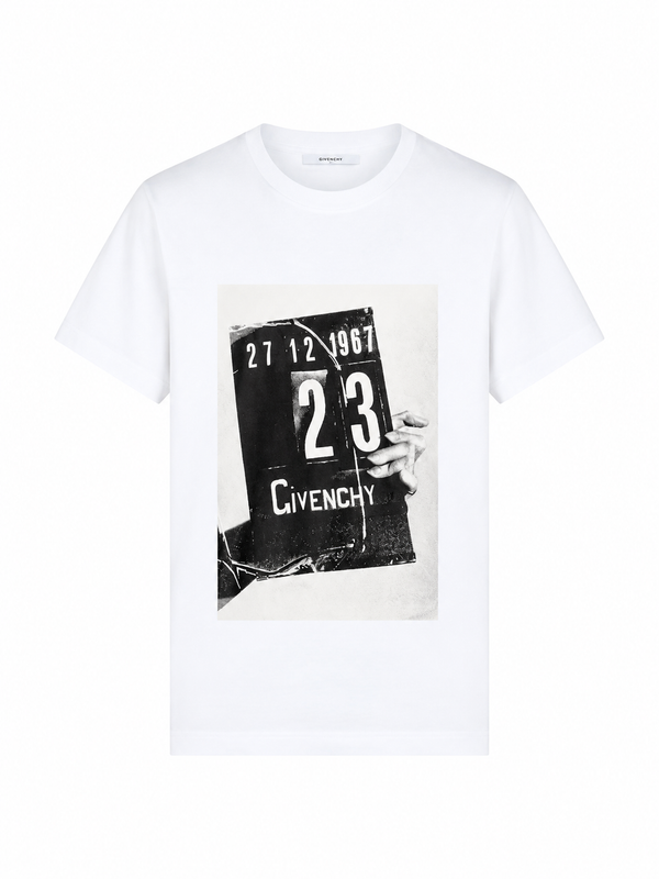 T-shirt in cotton with GIVENCHY Clapperboard print