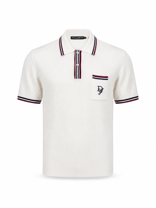 Dolce & Gabbana
DG-embroidered cotton polo shirt