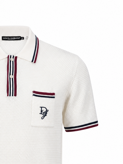 Dolce & Gabbana
DG-embroidered cotton polo shirt