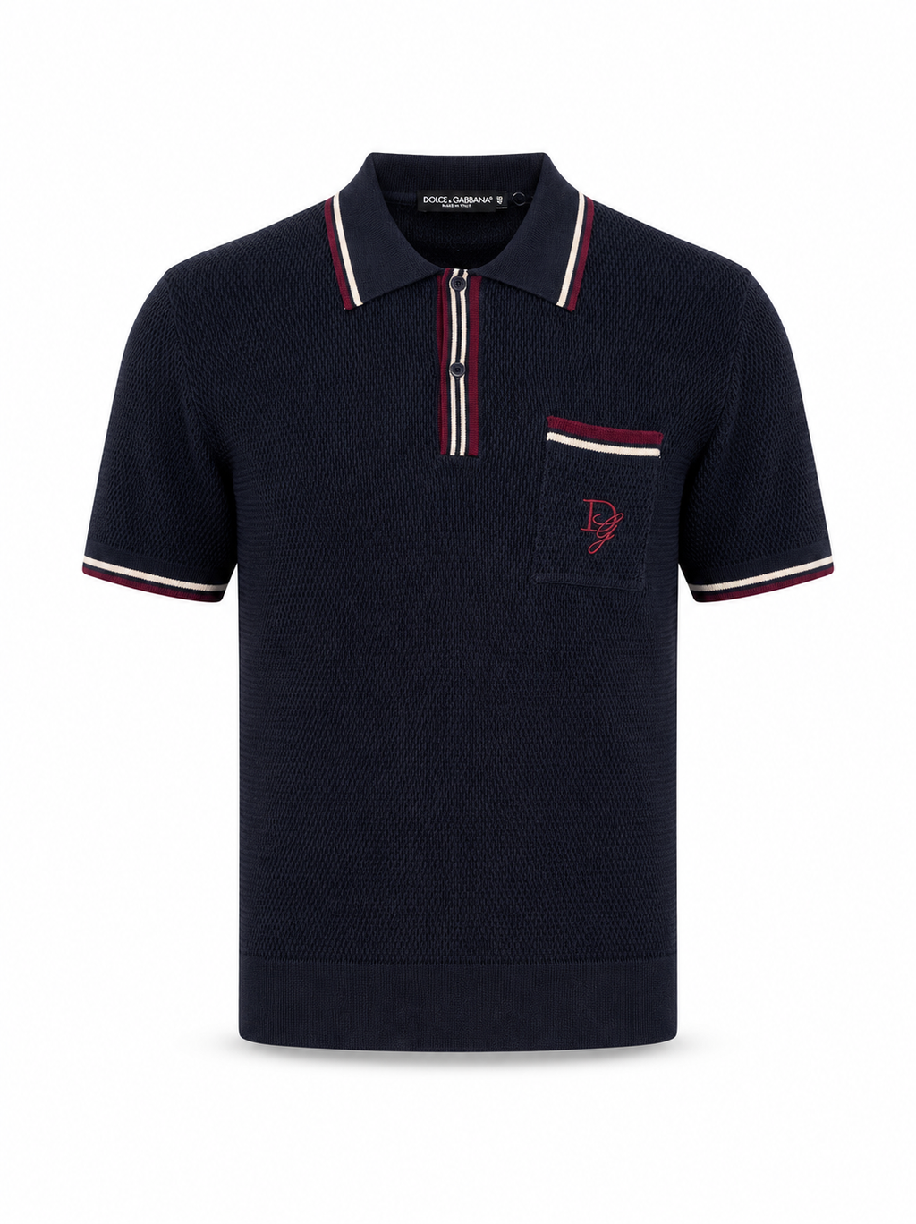 Dolce & Gabbana
DG-embroidered cotton polo shirt