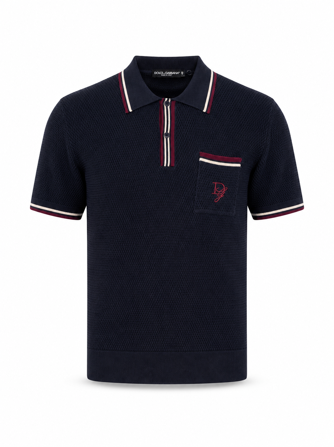 Dolce & Gabbana
DG-embroidered cotton polo shirt