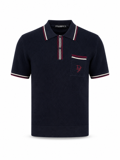 Dolce & Gabbana
DG-embroidered cotton polo shirt