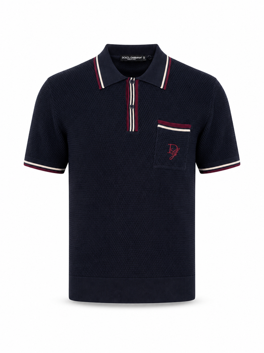 Dolce & Gabbana
DG-embroidered cotton polo shirt