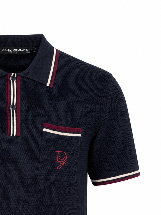 Dolce & Gabbana
DG-embroidered cotton polo shirt