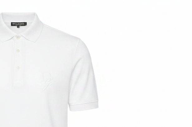 DOLCE & GABBANA Embroidered Logo Cotton Polo