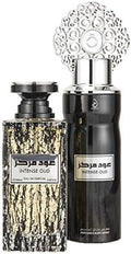 Arabiyat Intense Oud Perfume Gift Set For Unisex, Eau De Parfum, 100 ml + Deodorant, 200 ml