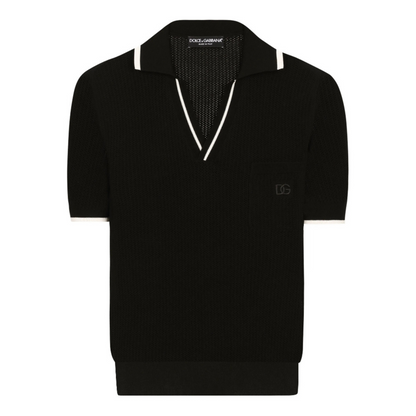 Dolce & Gabbana
DG-embroidered cotton polo shirt