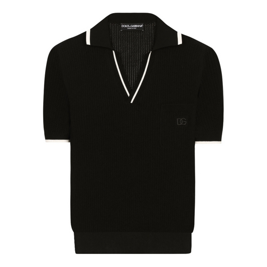 Dolce & Gabbana
DG-embroidered cotton polo shirt
