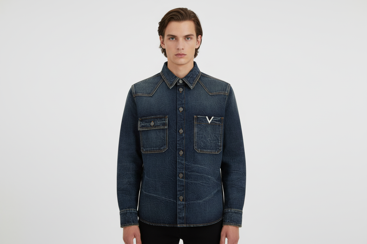 Blue Denim With Shirt Metallic Logo
VALENTINO GARAVANI