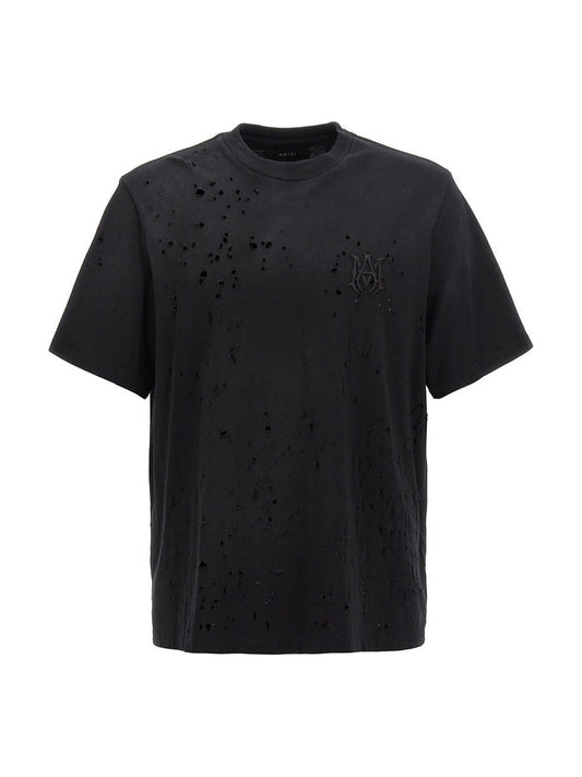Amiri Black Cotton T-shirt