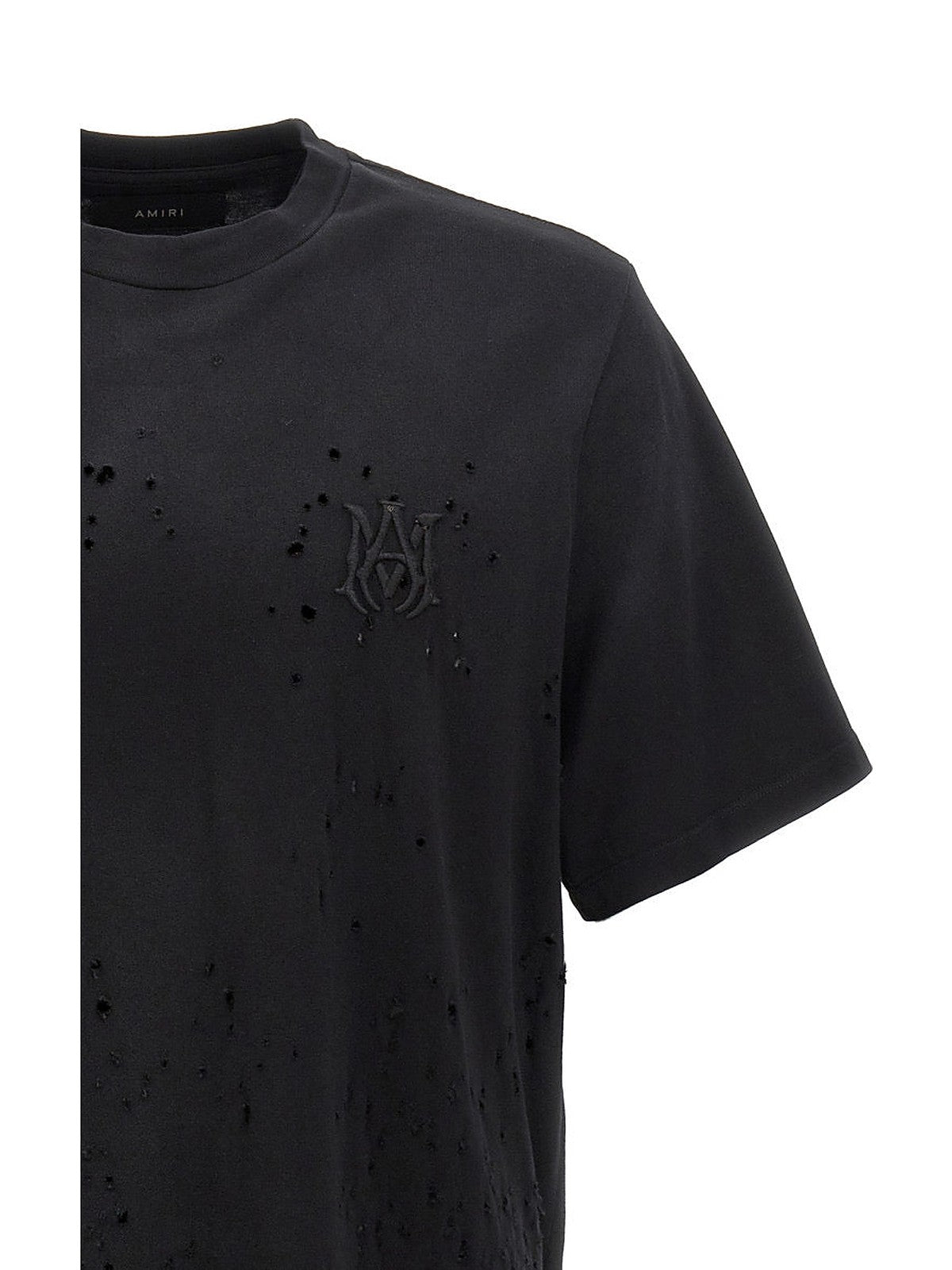 Amiri Black Cotton T-shirt