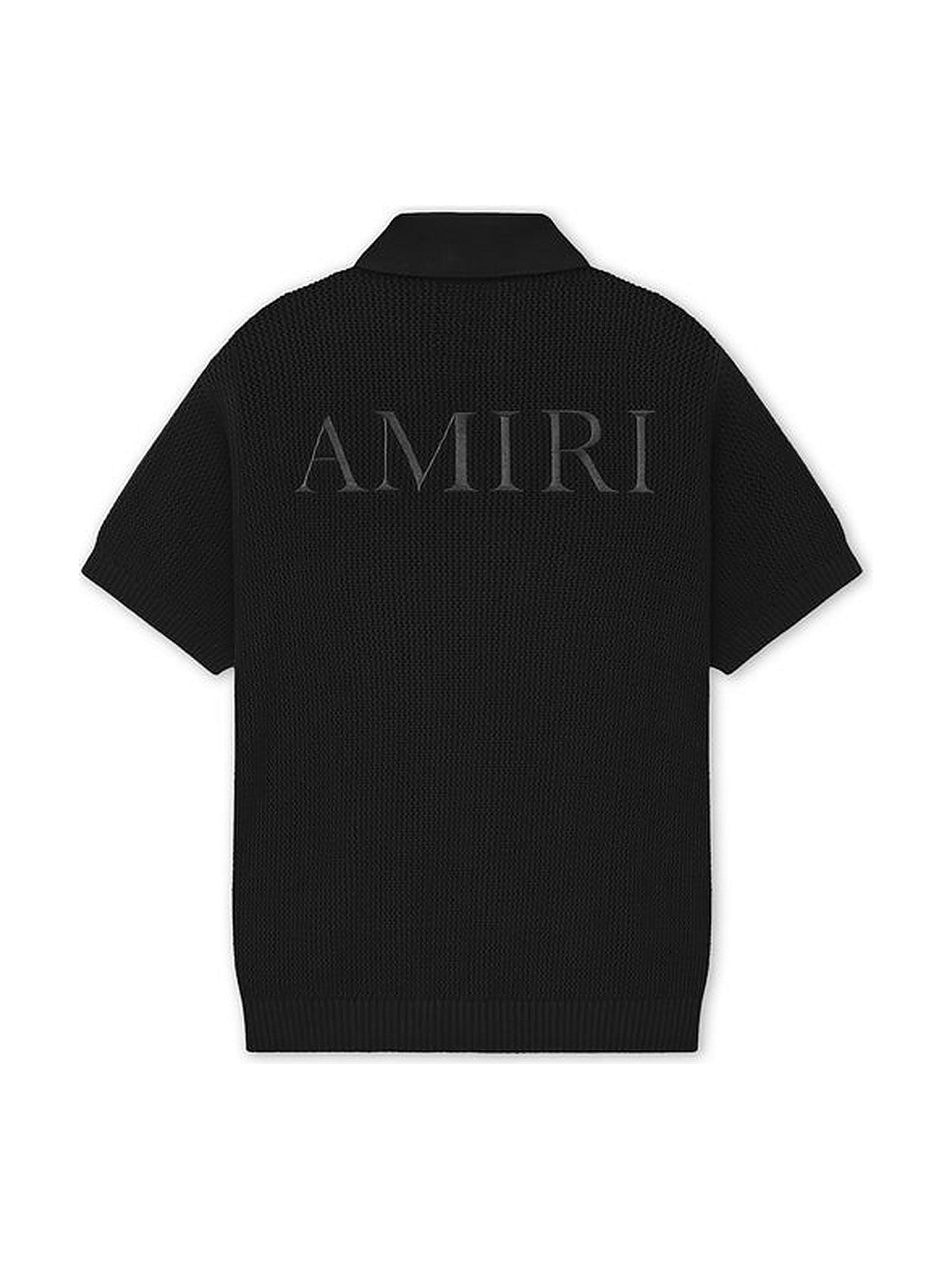 Amiri crochet mesh shirt (black)