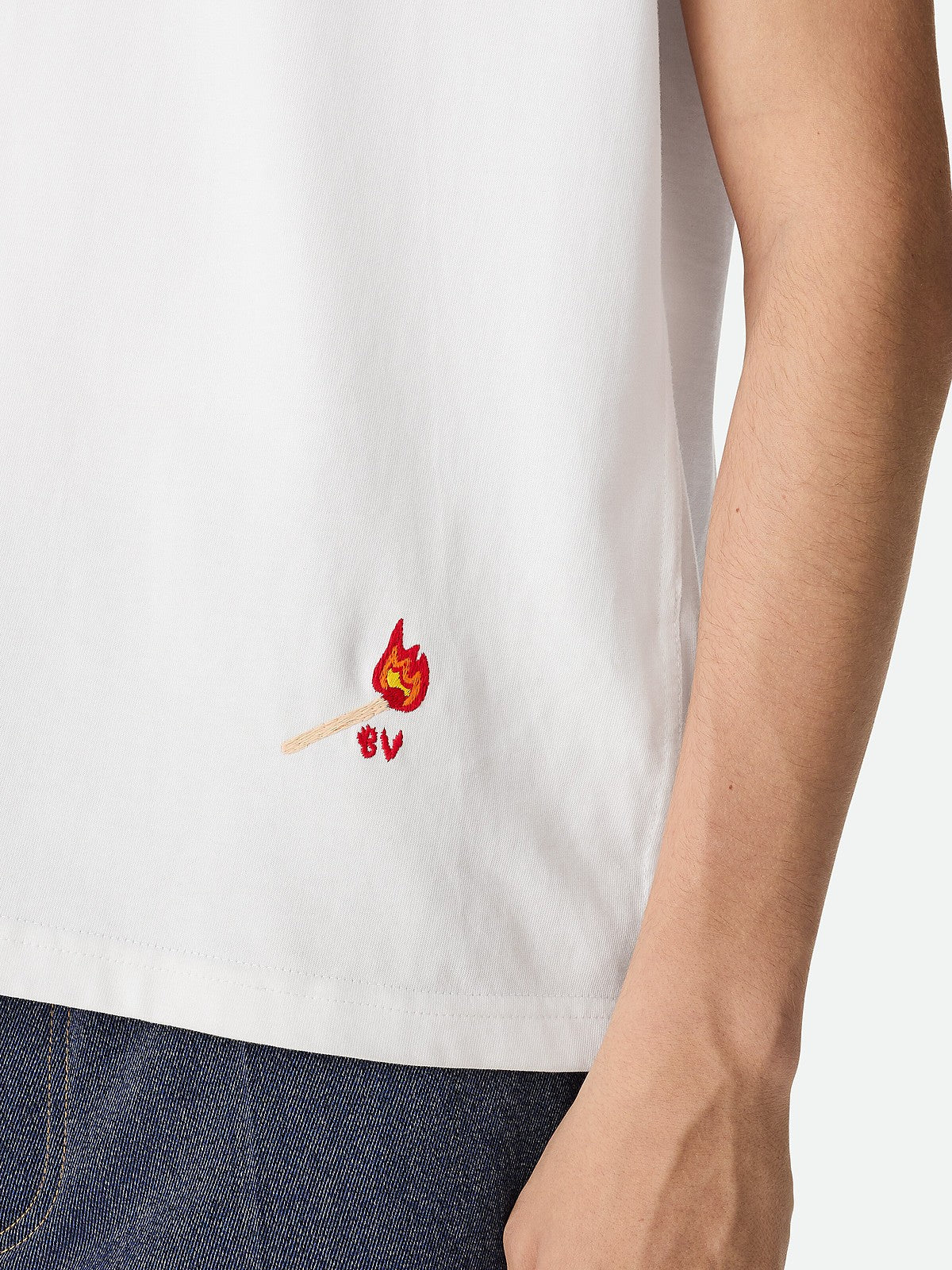 Bottega Veneta Jersey T-shirt (White)