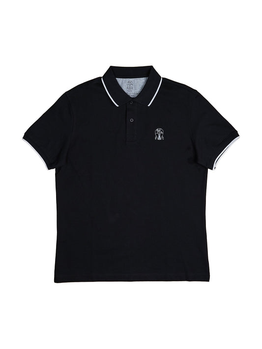 Brunello Cucinelli Polo Black