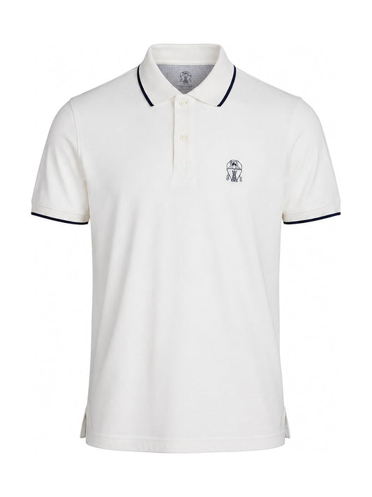 Brunello Cucinelli Polo White