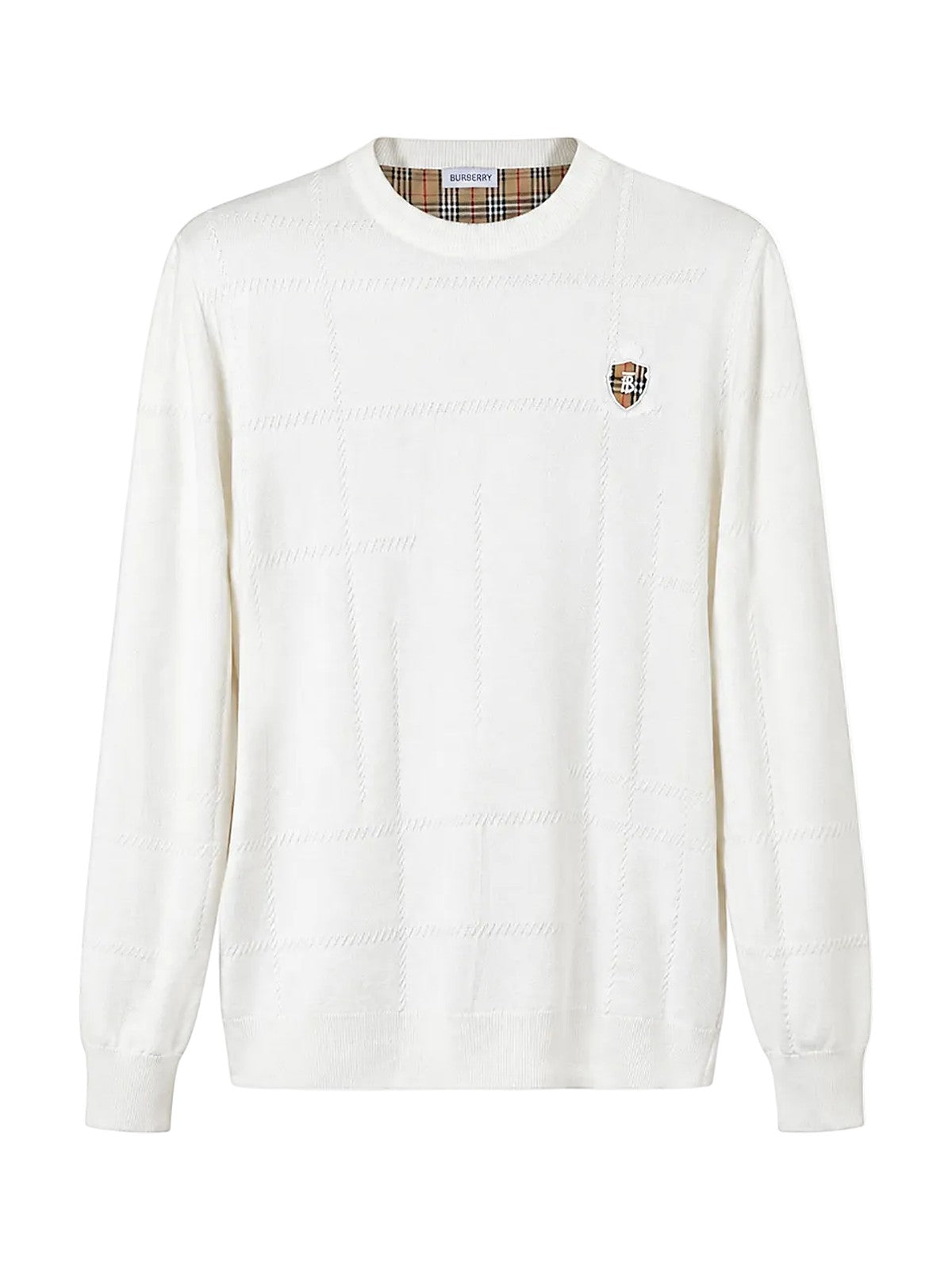 Burberry Knit Sweater (White)