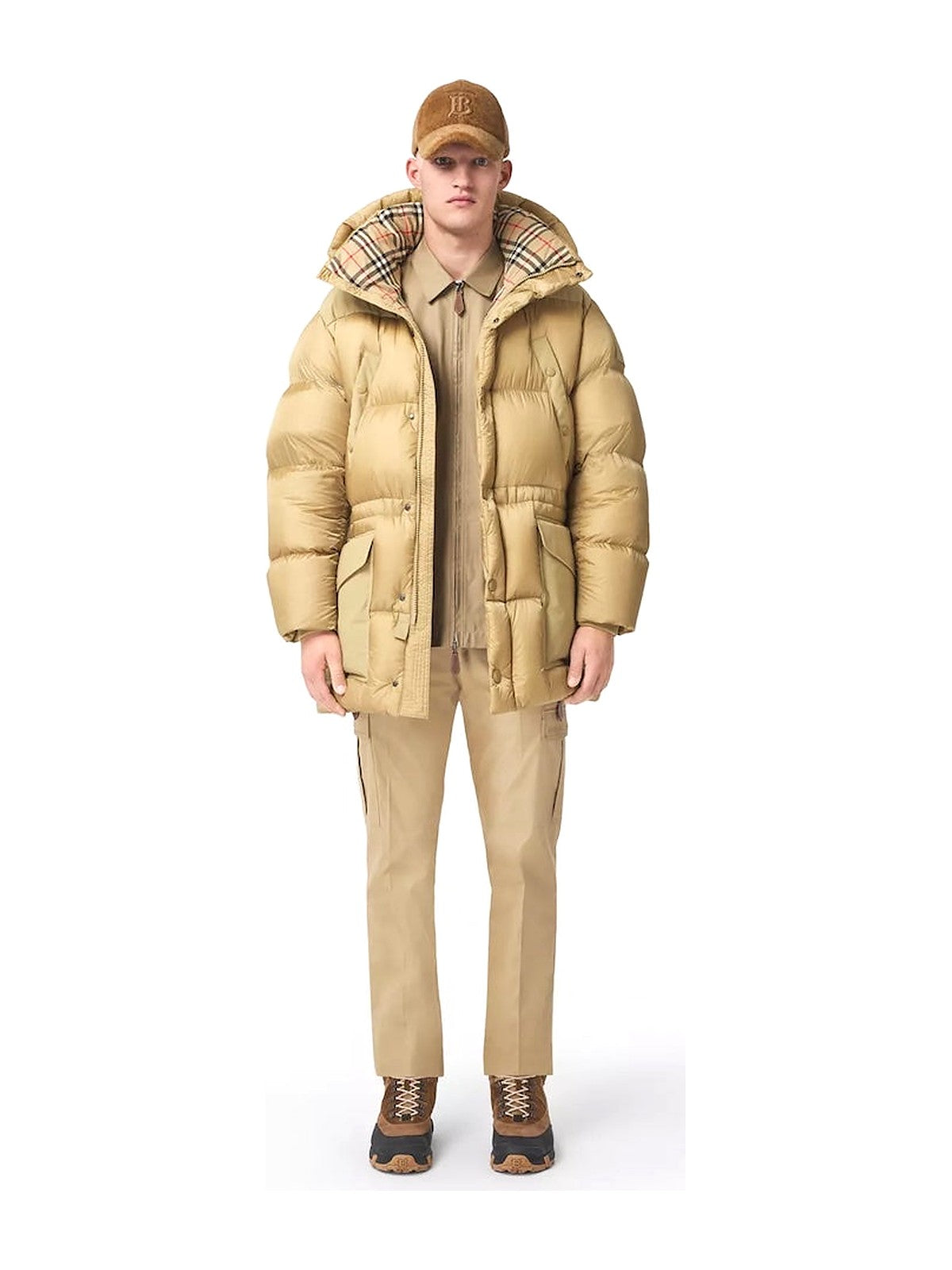 Burberry Puffer Jacket (Beige)