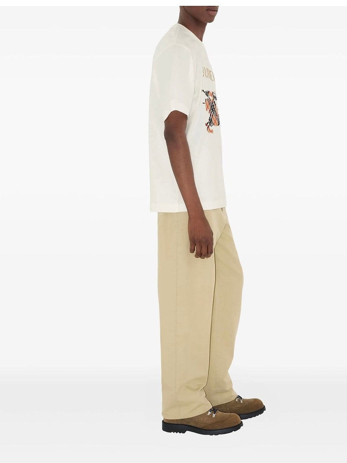Burberry Cross-Stitch EKD T-shirt (Cream)