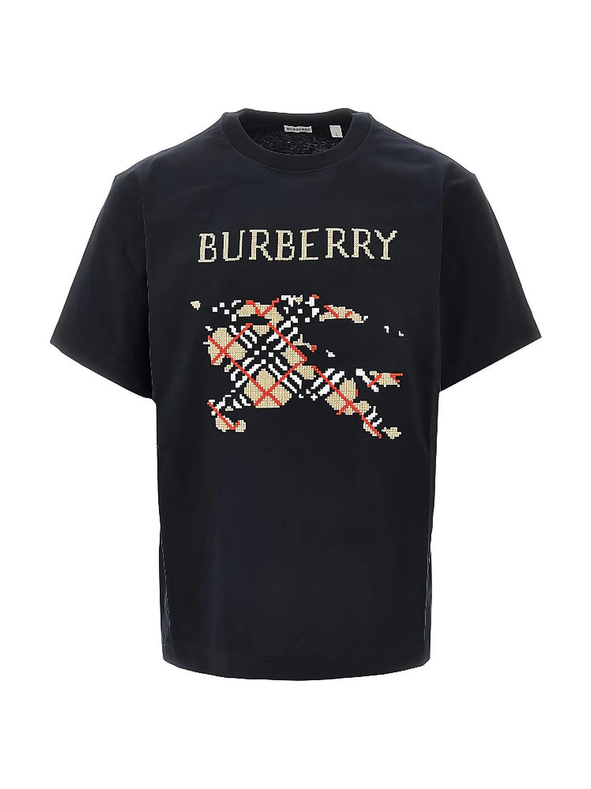 Burberry Cross-Stitch EKD T-shirt (Black)