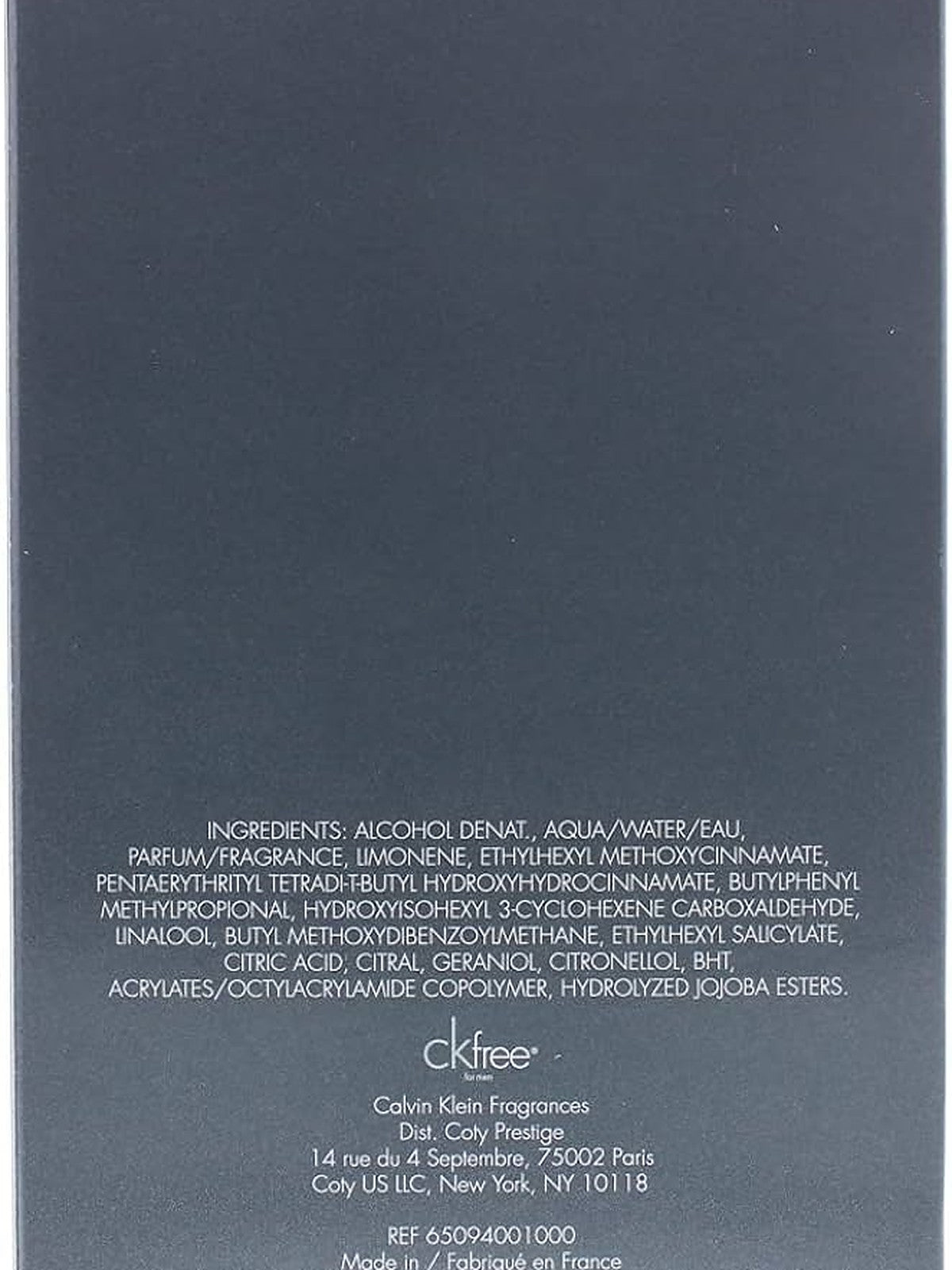 Calvin Klein ck free Eau de Toilette
