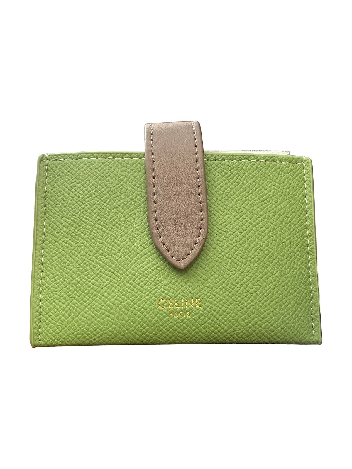 Celine card holder (green)