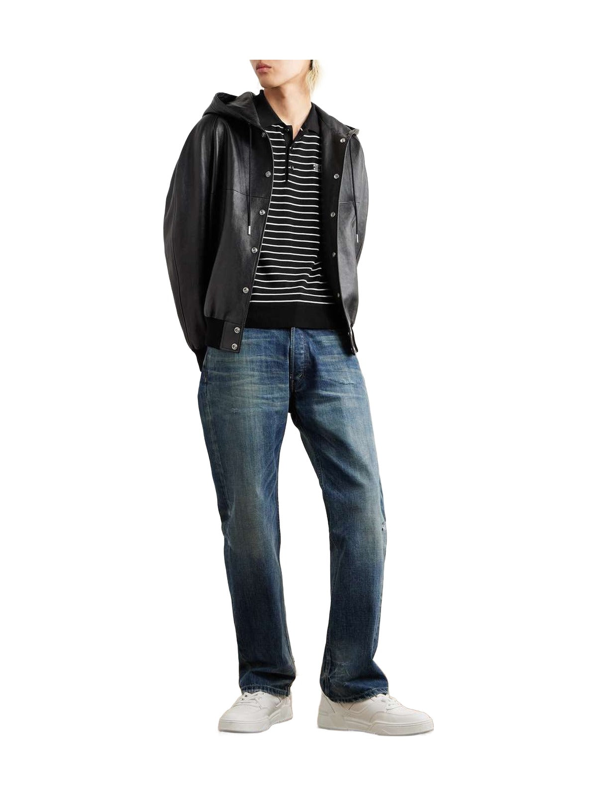 Celine Triomphe Striped Polo
